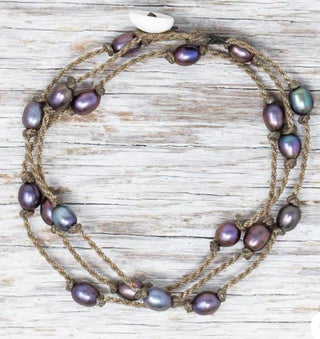 Authentic Freshwater Pearl Rope Necklace Bracelet Ankle Wrap-Necklaces-MOTIS-Motis & Co Boutique, Women's Fashion Boutique in Carthage, Missouri