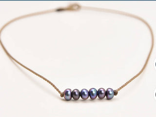 Bohemian Authentic Freshwater Peacock Pearls Bar Rope Necklace-Necklaces-MOTIS-Motis & Co Boutique, Women's Fashion Boutique in Carthage, Missouri
