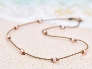 Princess Authentic Freshwater Blush Pearl Rope Necklace-Necklaces-MOTIS-Motis & Co Boutique, Women's Fashion Boutique in Carthage, Missouri