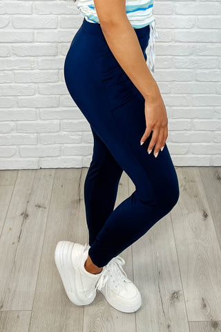 Giving the Run Around Joggers in Navy-Womens-Ave Shops-Motis & Co Boutique, Women's Fashion Boutique in Carthage, Missouri