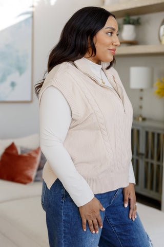 Golf At Four Cable Knit Vest-Layers-Ave Shops-Motis & Co Boutique, Women's Fashion Boutique in Carthage, Missouri