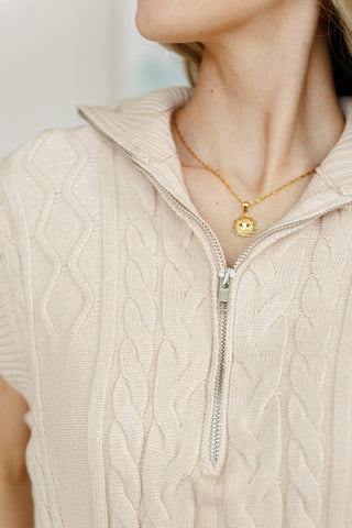 Golf At Four Cable Knit Vest-Layers-Ave Shops-Motis & Co Boutique, Women's Fashion Boutique in Carthage, Missouri