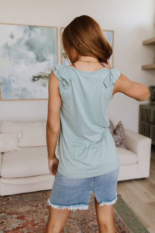 Good For You Ruffle Detail Tank-Tanks-Ave Shops-Motis & Co Boutique, Women's Fashion Boutique in Carthage, Missouri