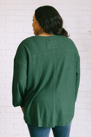 Good Things Are Coming V-Neck Top in Green-Tops-Ave Shops-Motis & Co Boutique, Women's Fashion Boutique in Carthage, Missouri
