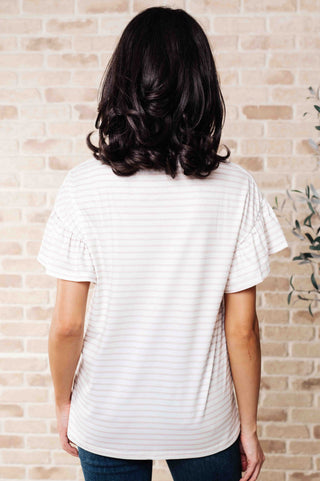 Hand to Hold Lace Detail Striped Top-Tops-Ave Shops-Motis & Co Boutique, Women's Fashion Boutique in Carthage, Missouri