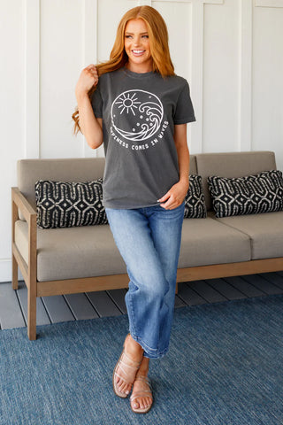 Happiness Comes in Waves Tee-Tops-Ave Shops-Motis & Co Boutique, Women's Fashion Boutique in Carthage, Missouri