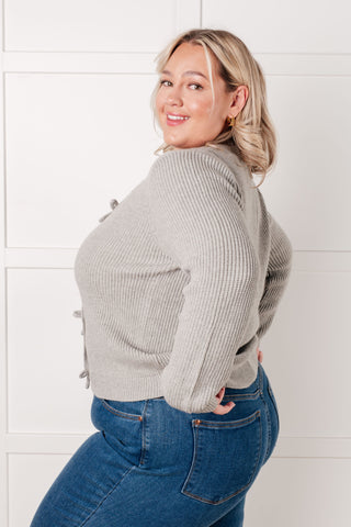 I Don't Know Why Bow Front Cardigan-Tops-Ave Shops-Motis & Co Boutique, Women's Fashion Boutique in Carthage, Missouri