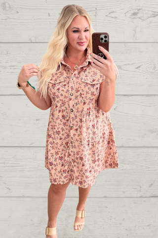 Anywhere You Go I'll Be Collared Dress-Dresses-Ave-Motis & Co Boutique, Women's Fashion Boutique in Carthage, Missouri