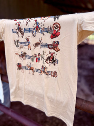 XOXO Fences Western Graphic Tee-Graphic Tees-XOXO ART & Co-Motis & Co Boutique, Women's Fashion Boutique in Carthage, Missouri