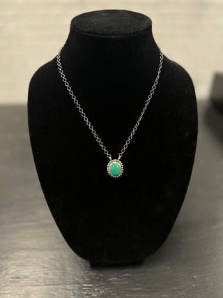 Largo Sterling Silver Royston Turquoise Necklace-Necklaces-Motis & CO-Motis & Co Boutique, Women's Fashion Boutique in Carthage, Missouri