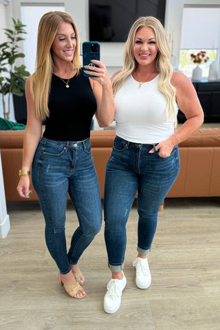 Cora High Rise Control Top Skinny Jeans-Jeans-Ave-Motis & Co Boutique, Women's Fashion Boutique in Carthage, Missouri