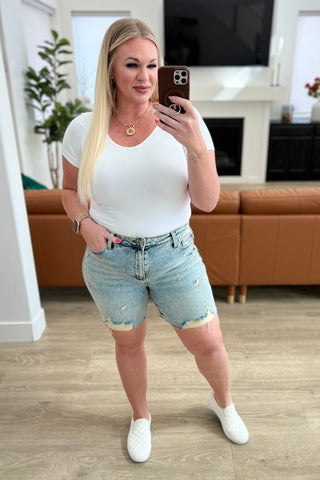 Cindy High Rise Mineral Wash Distressed Boyfriend Shorts-Denim-Ave Shops-Motis & Co Boutique, Women's Fashion Boutique in Carthage, Missouri