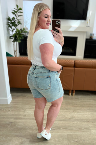 Cindy High Rise Mineral Wash Distressed Boyfriend Shorts-Denim-Ave Shops-Motis & Co Boutique, Women's Fashion Boutique in Carthage, Missouri