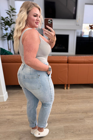 Judy Blue Cooper High Rise Vintage Denim Jogger-Joggers-Ave Shops-Motis & Co Boutique, Women's Fashion Boutique in Carthage, Missouri