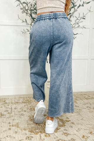 In or Out Wide Leg Cropped Pants Blue Grey-pants-Ave Shops-Motis & Co Boutique, Women's Fashion Boutique in Carthage, Missouri