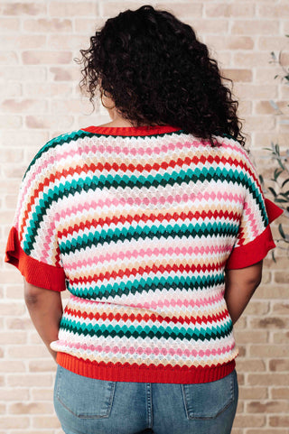 It's a Go Striped Knit Top-Sweaters-Ave Shops-Motis & Co Boutique, Women's Fashion Boutique in Carthage, Missouri