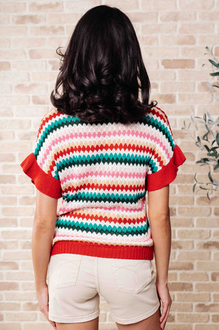 It's a Go Striped Knit Top-Sweaters-Ave Shops-Motis & Co Boutique, Women's Fashion Boutique in Carthage, Missouri