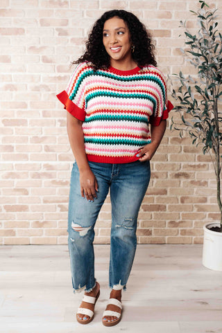 It's a Go Striped Knit Top-Sweaters-Ave Shops-Motis & Co Boutique, Women's Fashion Boutique in Carthage, Missouri