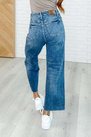Megan High Rise Rigid Magic Wide Leg Crop Jeans-Jeans-Ave Shops-Motis & Co Boutique, Women's Fashion Boutique in Carthage, Missouri