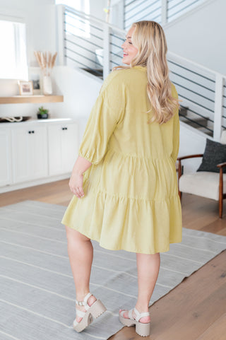 Just Like Honey Tiered Dress-Dresses-Ave Shops-Motis & Co Boutique, Women's Fashion Boutique in Carthage, Missouri