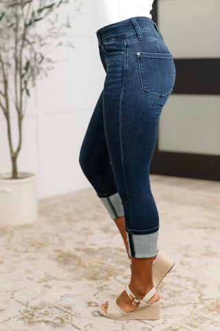 Karen High Rise Double Waist Band Capri Jeans-jeans-Ave Shops-Motis & Co Boutique, Women's Fashion Boutique in Carthage, Missouri