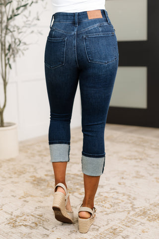 Karen High Rise Double Waist Band Capri Jeans-jeans-Ave Shops-Motis & Co Boutique, Women's Fashion Boutique in Carthage, Missouri