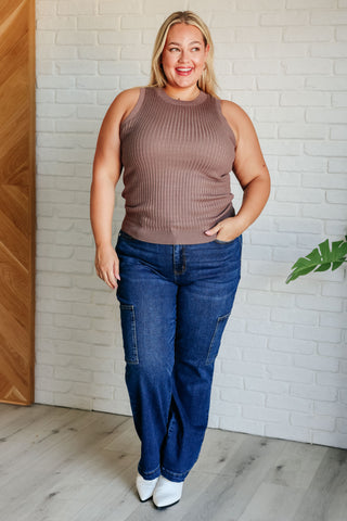 Let Me Hear it Ribbed Sweater Tank-Tanks-Ave Shops-Motis & Co Boutique, Women's Fashion Boutique in Carthage, Missouri