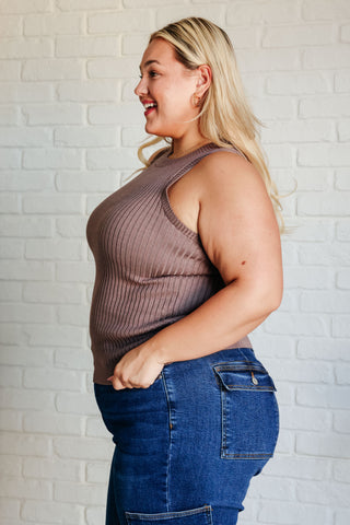 Let Me Hear it Ribbed Sweater Tank-Tanks-Ave Shops-Motis & Co Boutique, Women's Fashion Boutique in Carthage, Missouri