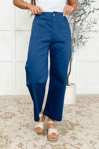 Little Strolls Straight Leg Trousers in Royal Blue-Womens-Ave Shops-Motis & Co Boutique, Women's Fashion Boutique in Carthage, Missouri