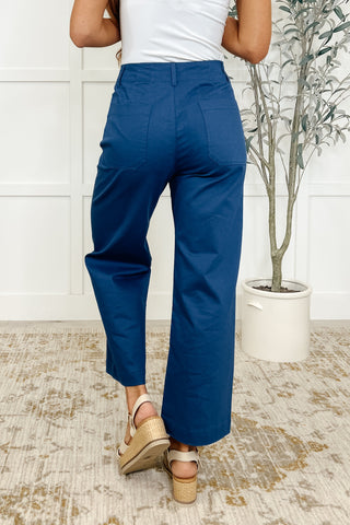 Little Strolls Straight Leg Trousers in Royal Blue-Womens-Ave Shops-Motis & Co Boutique, Women's Fashion Boutique in Carthage, Missouri