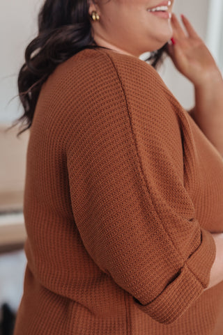 Lotta Love Knitted Sweater Top in Rust-Sweaters-Ave Shops-Motis & Co Boutique, Women's Fashion Boutique in Carthage, Missouri