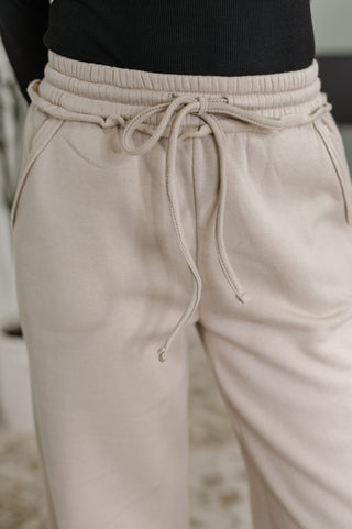 Lounge Line Wide Leg Sweats in Ash Mocha-Joggers-Ave Shops-Motis & Co Boutique, Women's Fashion Boutique in Carthage, Missouri