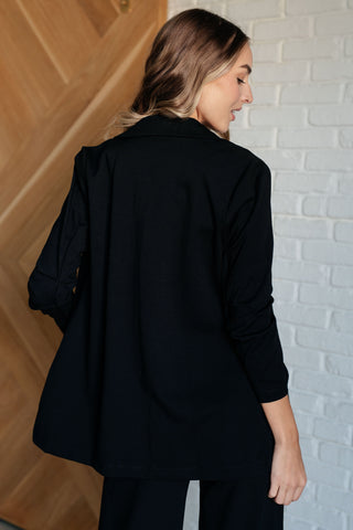 Magic 3/4 Blazer in Black-Layers-Ave Shops-Motis & Co Boutique, Women's Fashion Boutique in Carthage, Missouri