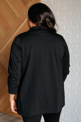 Magic 3/4 Blazer in Black-Layers-Ave Shops-Motis & Co Boutique, Women's Fashion Boutique in Carthage, Missouri