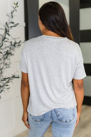 Mood Swingin' Casual Drop Shoulder Tee in Grey-T-shirt-Ave Shops-Motis & Co Boutique, Women's Fashion Boutique in Carthage, Missouri