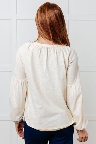 More Than You Would Think Embroidered Blouse-Long Sleeves-Ave Shops-Motis & Co Boutique, Women's Fashion Boutique in Carthage, Missouri