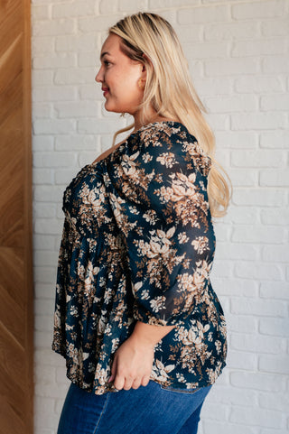 New Beginnings Square Neck Blouse-Blouses-Ave Shops-Motis & Co Boutique, Women's Fashion Boutique in Carthage, Missouri