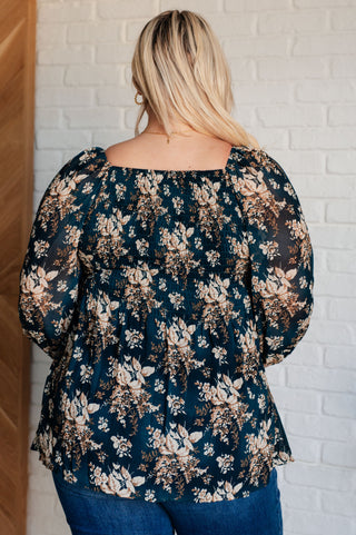 New Beginnings Square Neck Blouse-Blouses-Ave Shops-Motis & Co Boutique, Women's Fashion Boutique in Carthage, Missouri