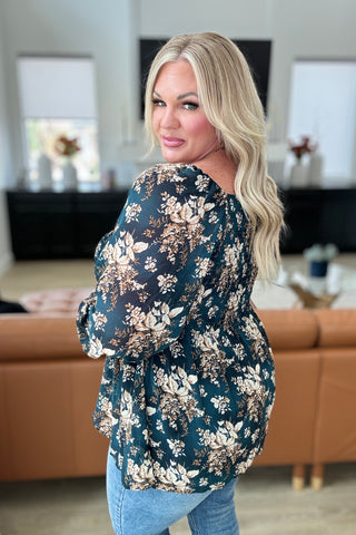 New Beginnings Square Neck Blouse-Blouses-Ave Shops-Motis & Co Boutique, Women's Fashion Boutique in Carthage, Missouri