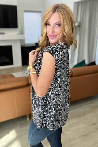 Not So Conventional Cap Sleeve Top-Short Sleeves-Ave-Motis & Co Boutique, Women's Fashion Boutique in Carthage, Missouri
