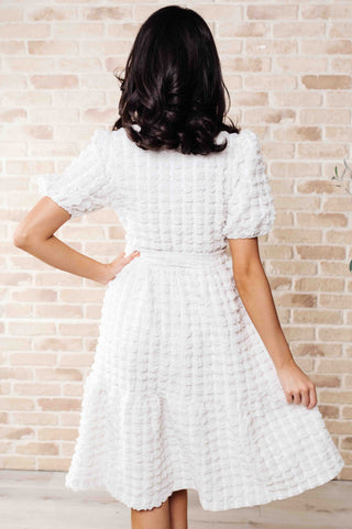 On Cloud Nine Bubble Midi Dress-Dresses-Ave Shops-Motis & Co Boutique, Women's Fashion Boutique in Carthage, Missouri