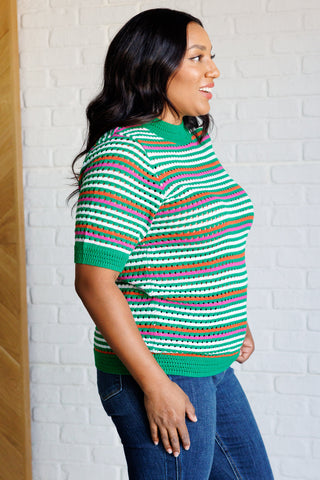 Our Situationship Knit Striped Top-Tops-Ave Shops-Motis & Co Boutique, Women's Fashion Boutique in Carthage, Missouri
