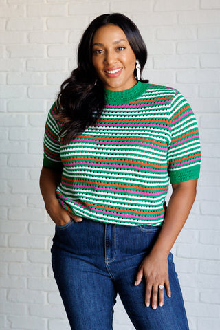 Our Situationship Knit Striped Top-Tops-Ave Shops-Motis & Co Boutique, Women's Fashion Boutique in Carthage, Missouri
