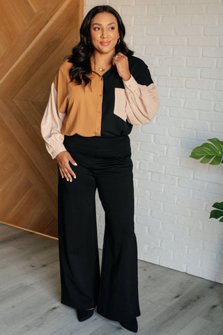 Queen of the Block Button Up-Long Sleeves-Ave Shops-Motis & Co Boutique, Women's Fashion Boutique in Carthage, Missouri