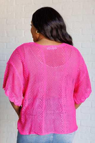 Rather Eventful Open Knit Top-Tops-Ave Shops-Motis & Co Boutique, Women's Fashion Boutique in Carthage, Missouri
