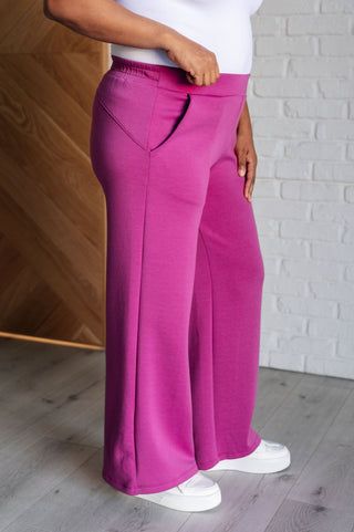 Resort Travel Wide Leg Crop Pant in Magenta-Pants-Ave Shops-Motis & Co Boutique, Women's Fashion Boutique in Carthage, Missouri