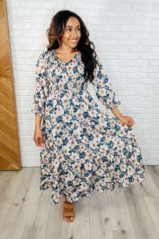 Ruffles and Romance V-Neck Dress-Womens-Ave Shops-Motis & Co Boutique, Women's Fashion Boutique in Carthage, Missouri