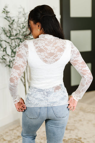 Sheer Intentions Lace Layering Top in Ivory-Layers-Ave Shops-Motis & Co Boutique, Women's Fashion Boutique in Carthage, Missouri
