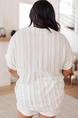 So Far Away Striped Top-Tops-Ave Shops-Motis & Co Boutique, Women's Fashion Boutique in Carthage, Missouri