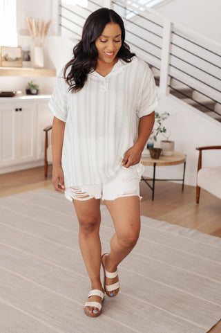 So Far Away Striped Top-Tops-Ave Shops-Motis & Co Boutique, Women's Fashion Boutique in Carthage, Missouri